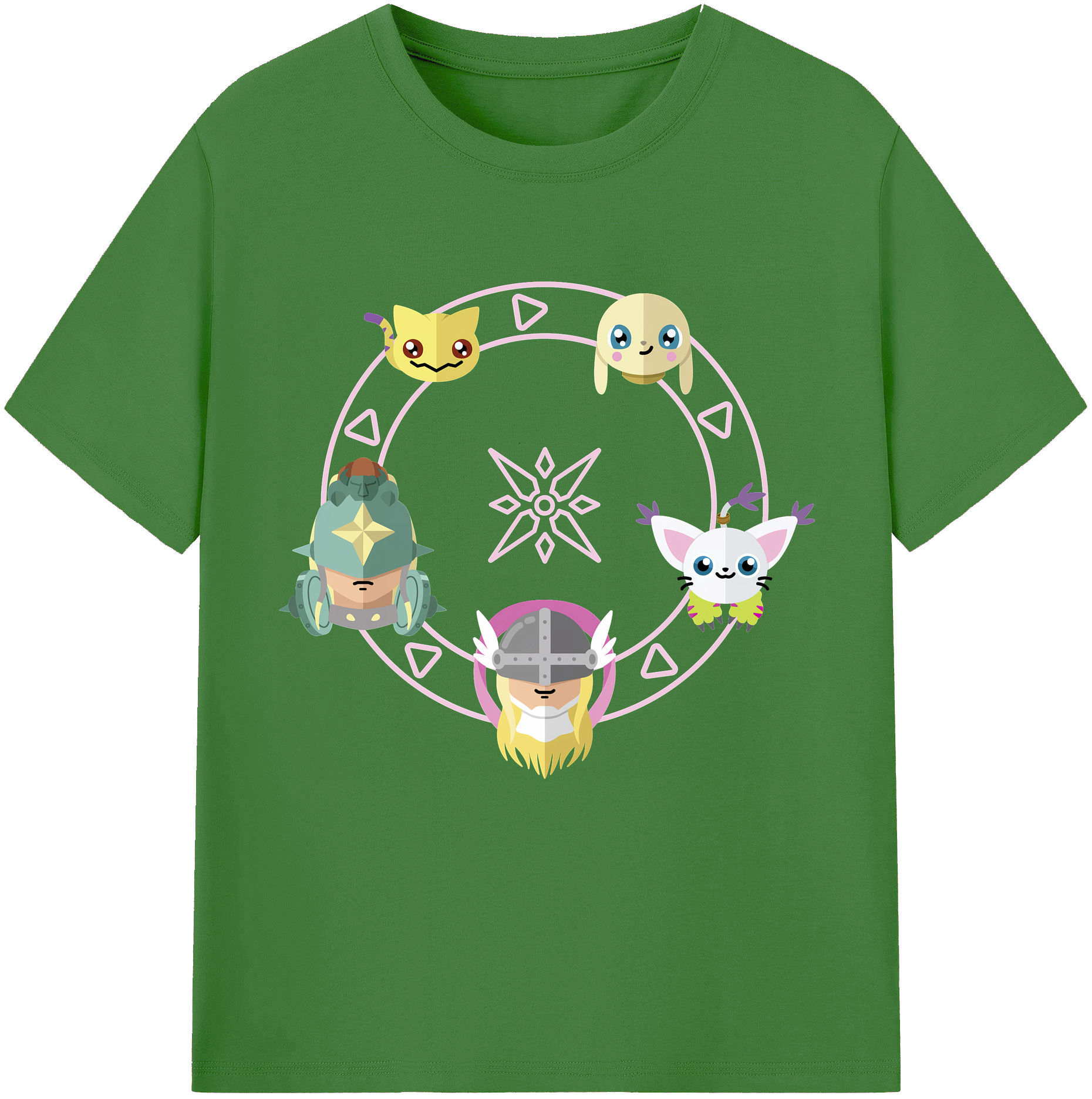 （画像用） Digimon デジタルモンスター/デジモン レディースカジュアルプリントTシャツ（綿100％）